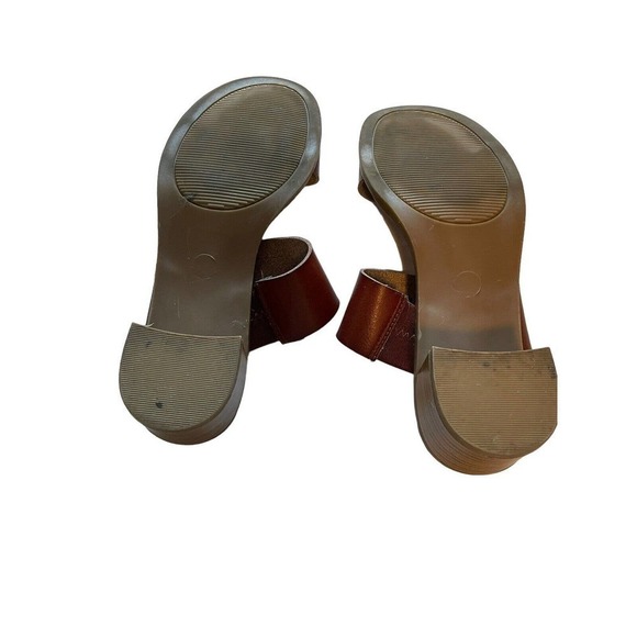 Rampage Ram Hatty Block heel slip on Brown Sandals size 6 M - Picture 10 of 10